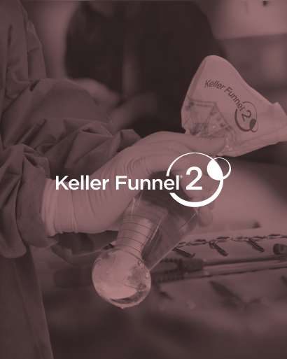 Keller Funnel 2 is a device used by plastic surgeons to deliver breast implants